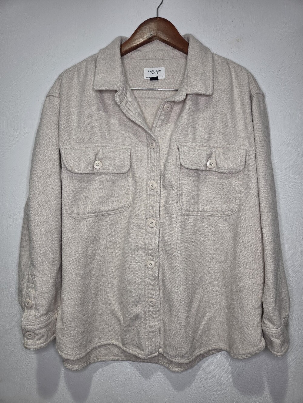 American Eagle Oversized Shacket Size Large